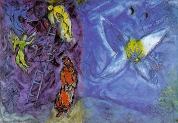 Marc Chagall Painting - The Jacob Dream contemporary Marc Chagall